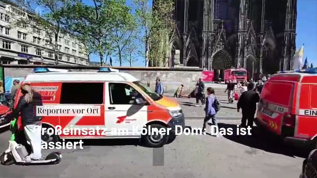 Video: Großalarm im Kölner Dom: Das ist passiert