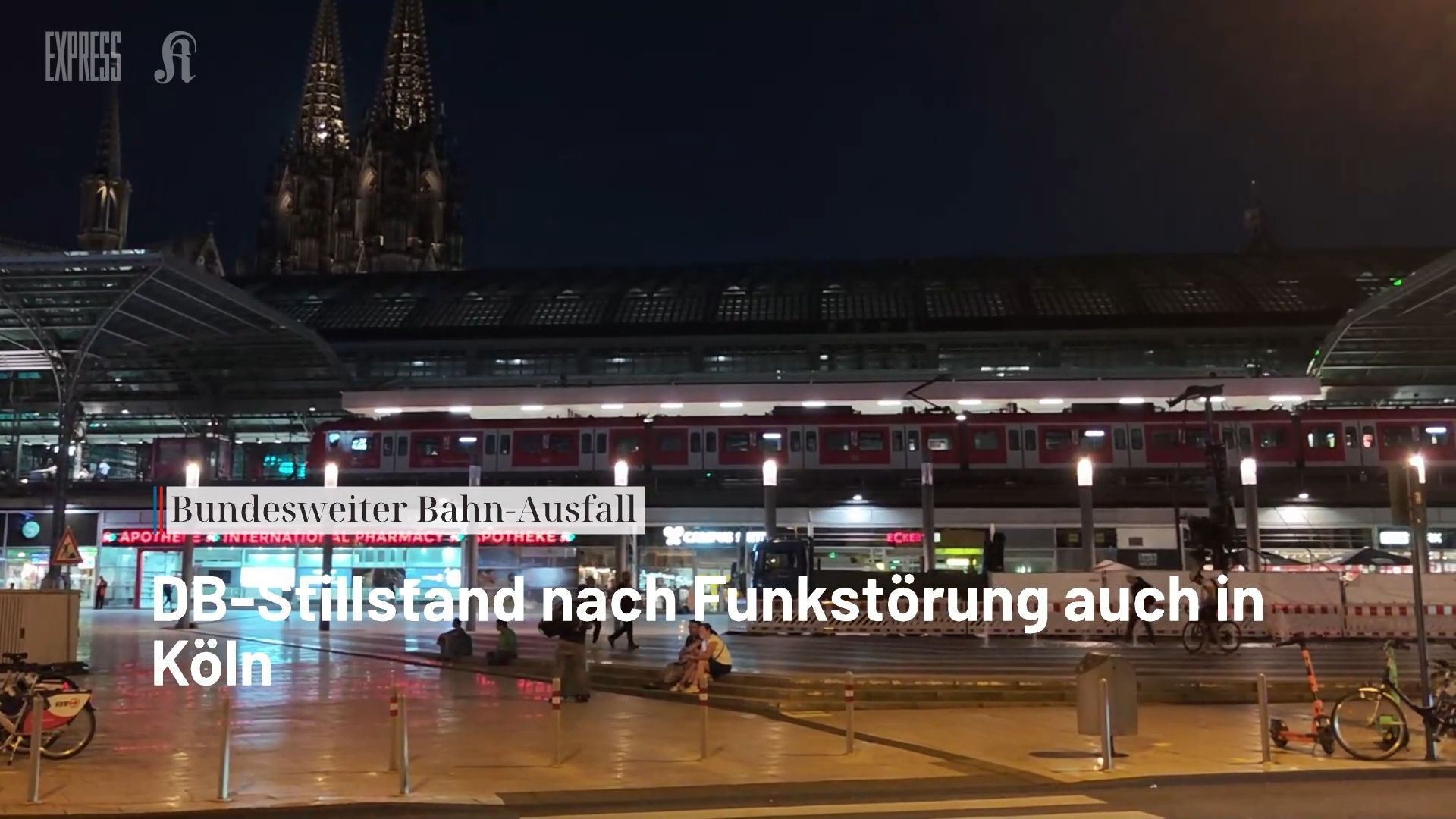 Video: Bahn-Stillstand in ganz Deutschland – auch in Köln Chaos