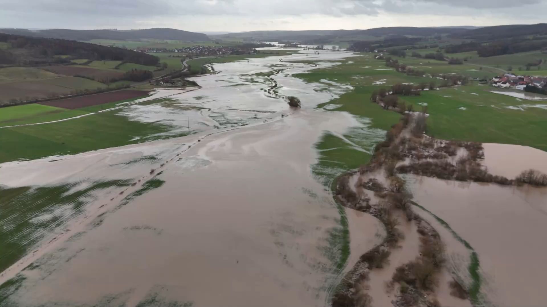 Schwere Überschwemmungen in Franken: HND warnt Landkreise vor Hochwasser