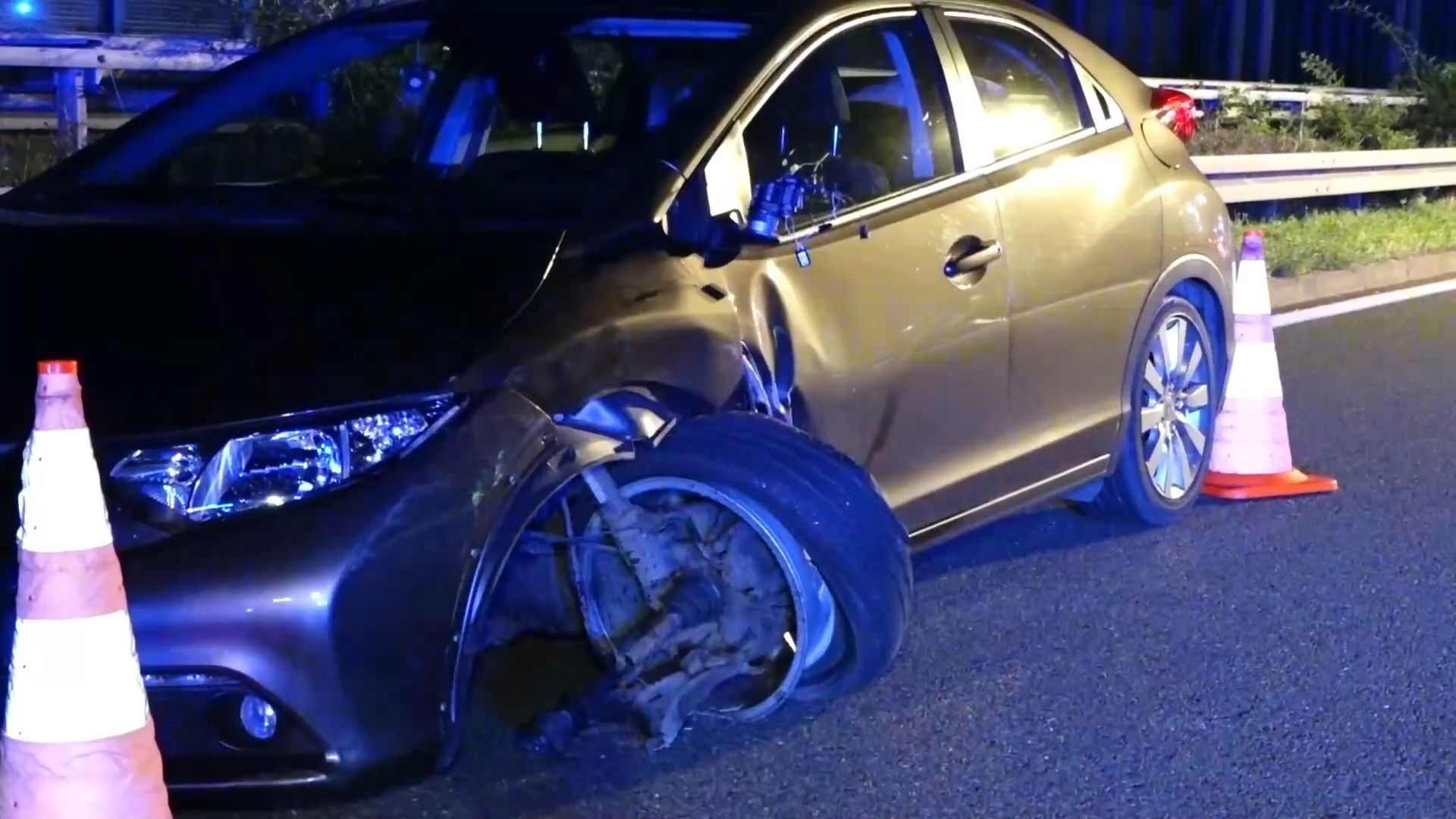 Accident on B173 due to wrong-way driver: Senior drives on the wrong lane