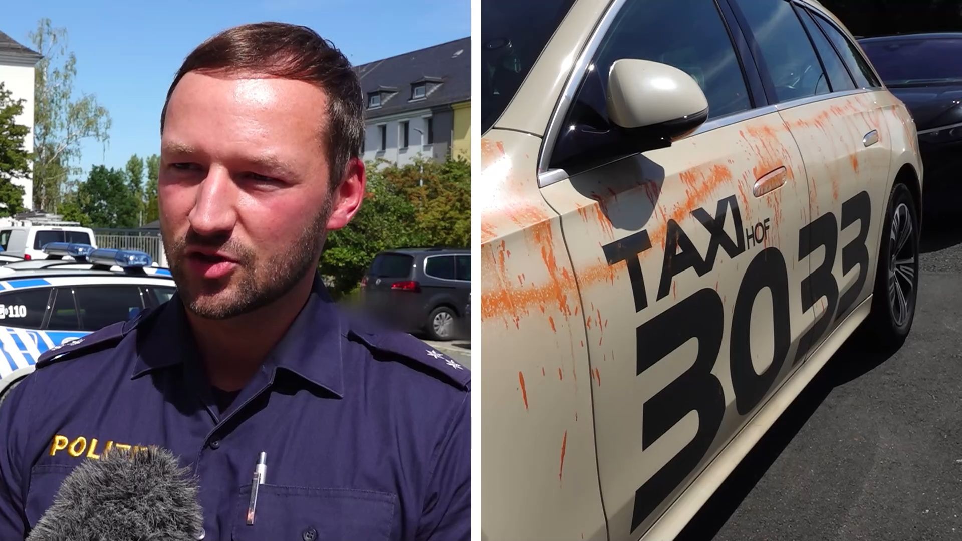 Video: Hof: Beschmiert und verschandelt - Unbekannte beschädigen 33 Autos auf einmal