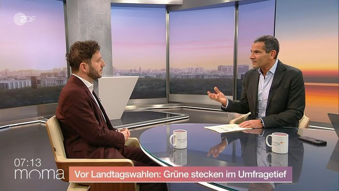 ZDF-Moderator stichelt gegen Grünen-Chef Banaszak: 
