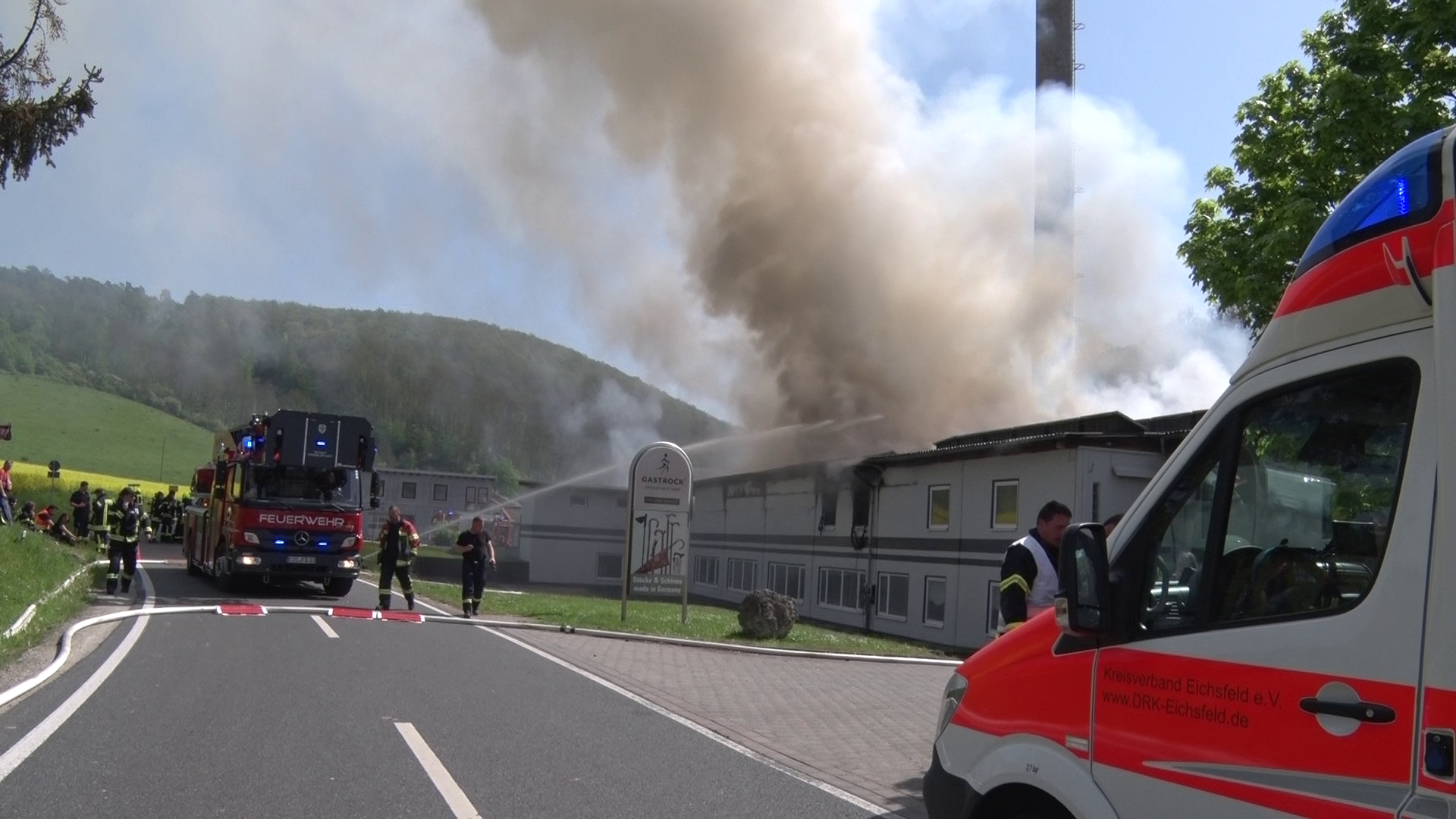 Großbrand in Wahlhausen