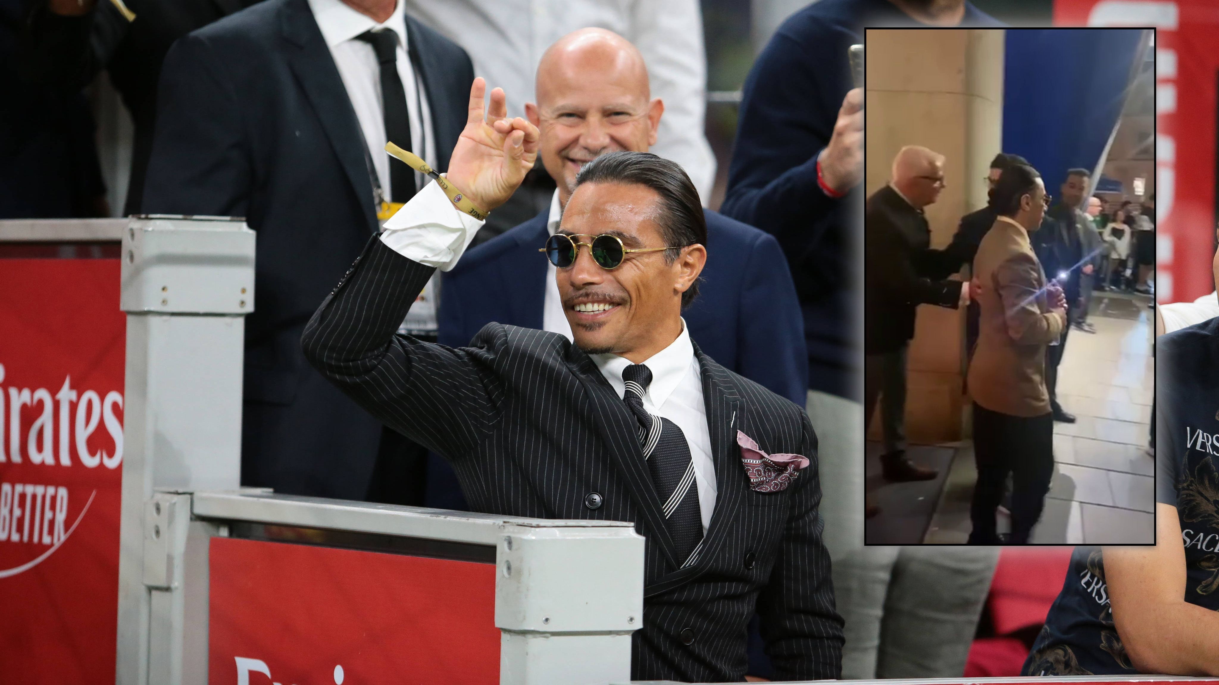 Champions League: Eklat um Star-Koch? Security stoppt Salt Bae
