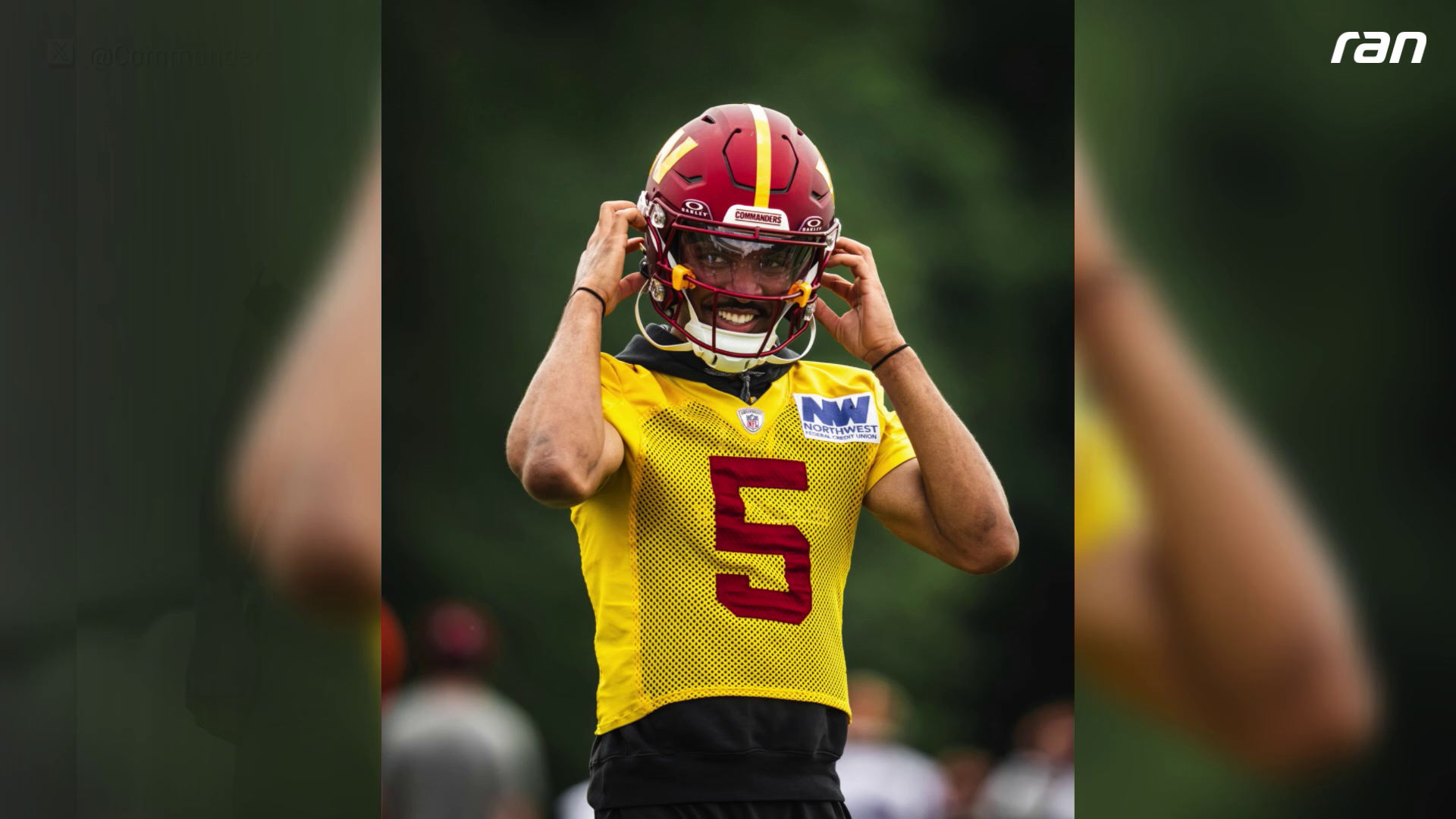 NFL: Nicht nur QB? Jayden Daniels trainiert als Receiver