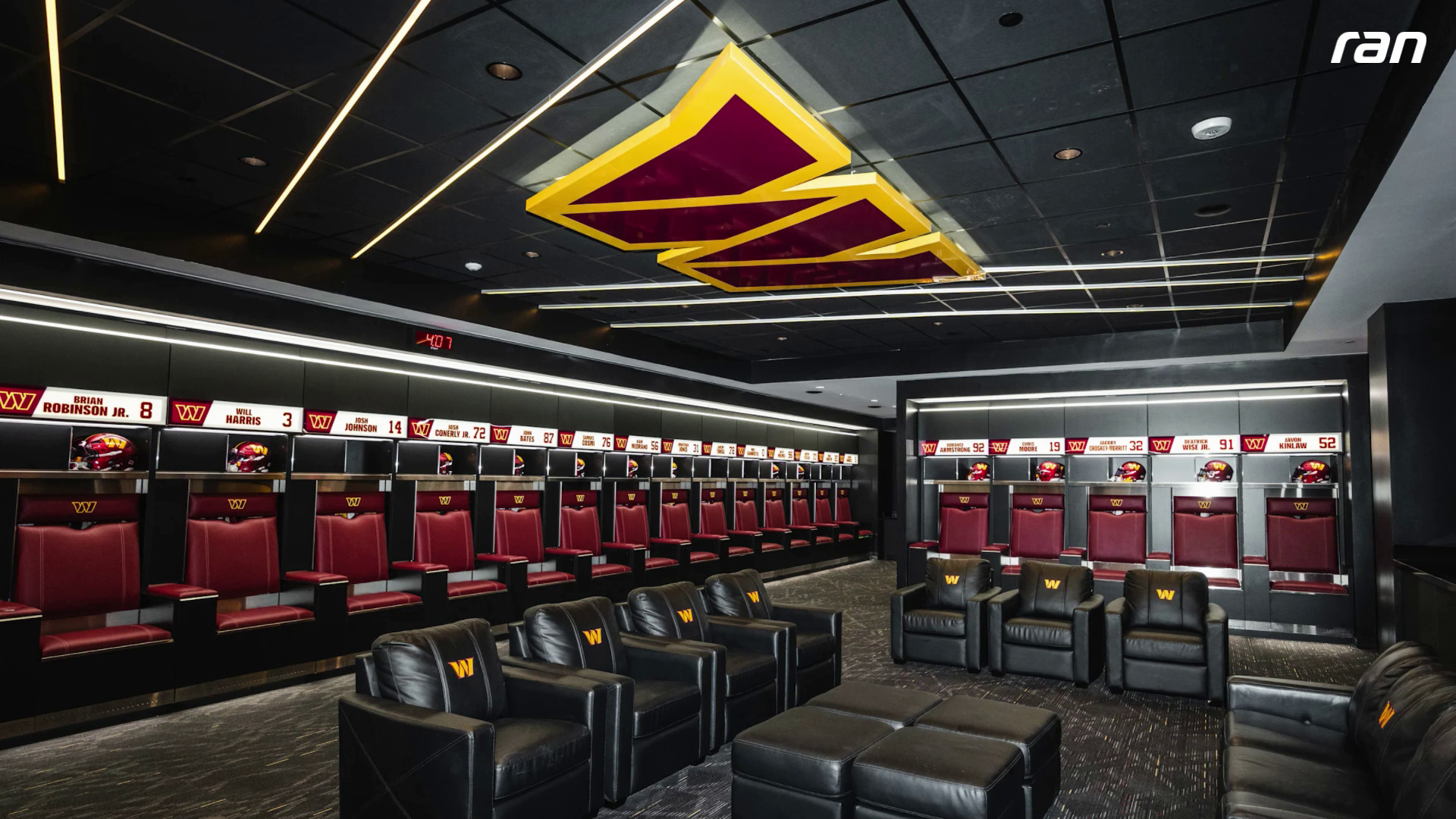 NFL: Luxus pur! Commanders enthüllen neuen Locker Room