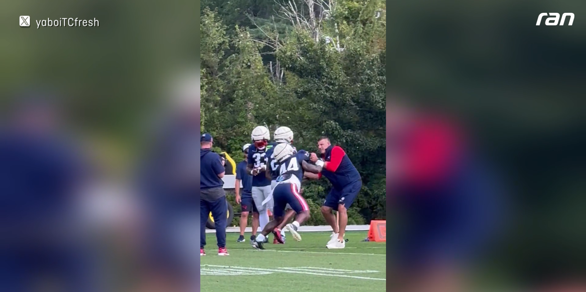 NFL: Mike Vrabel on fire! Patriots-Headcoach mischt mit