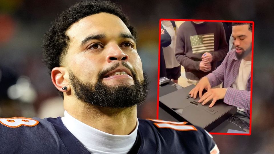 NFL: Böse Überraschung! Mystery-Box wird für Caleb Williams zum Albtraum