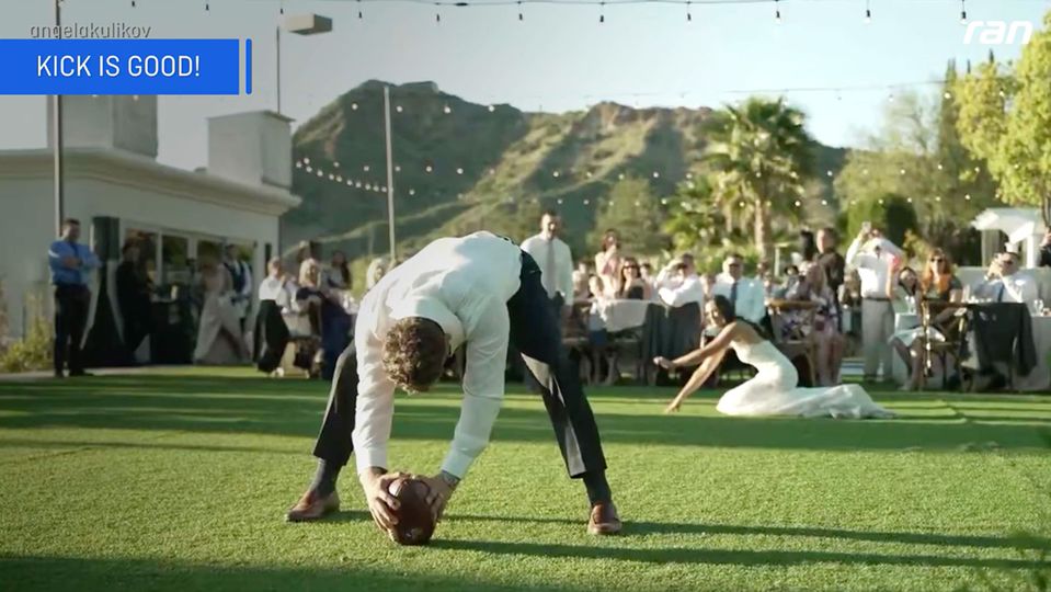 NFL: Hochzeits-Snap! NFL-Star mit besonderer Aktion