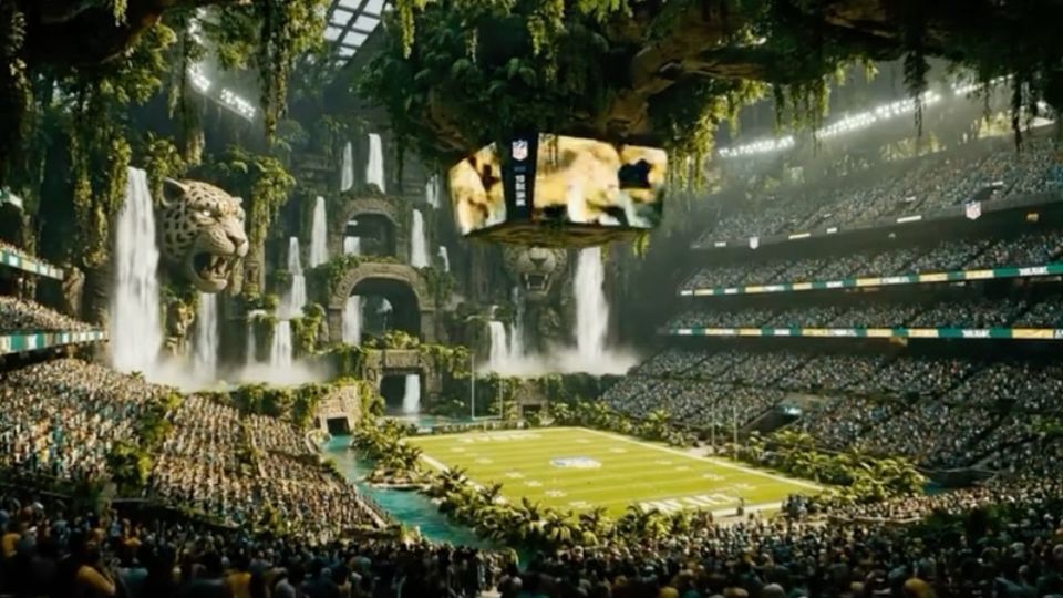 NFL: Ab in den Dschungel! Fan entwirft krasse KI-Stadien