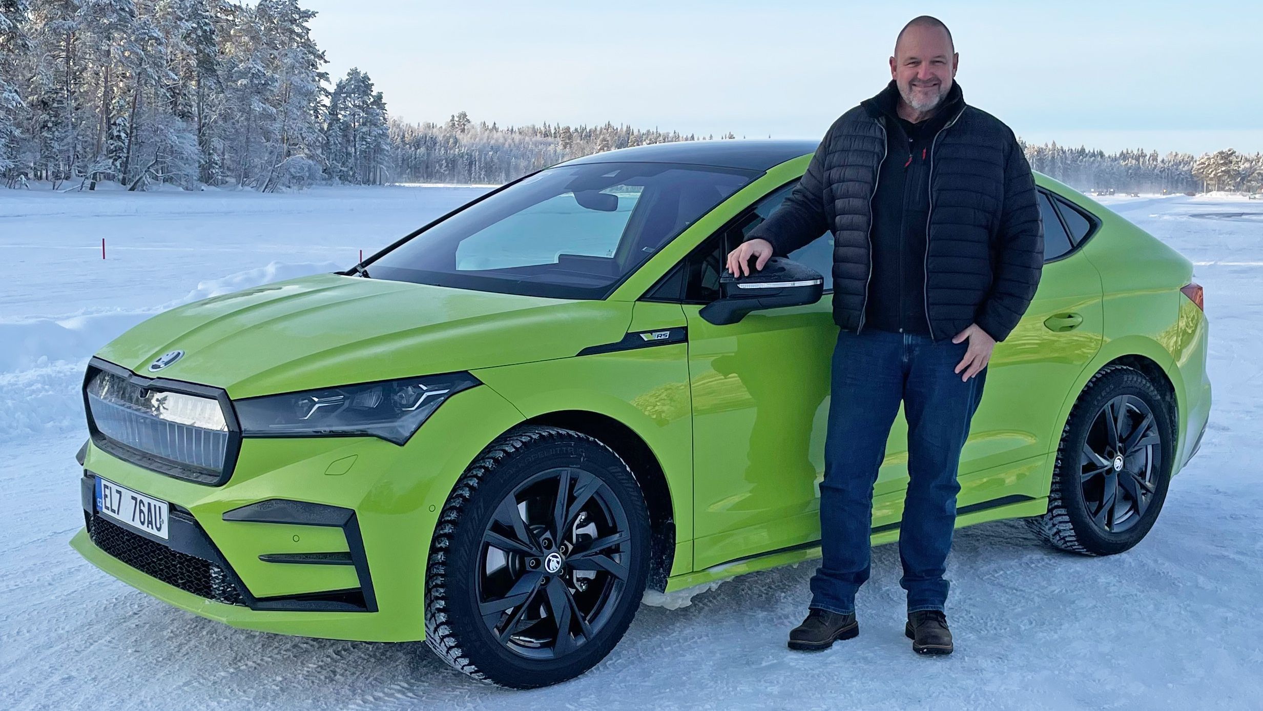 Škoda 4x4 Experience 2023 With all-wheel drive on ice and snow