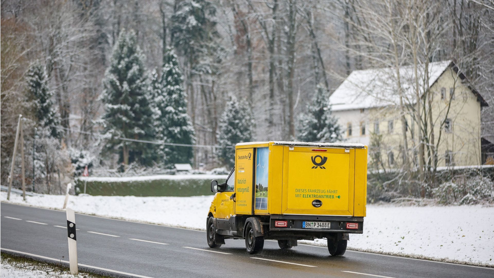 Bayern: Briefe und Pakete brauchen wegen Schnee und Glätte länger