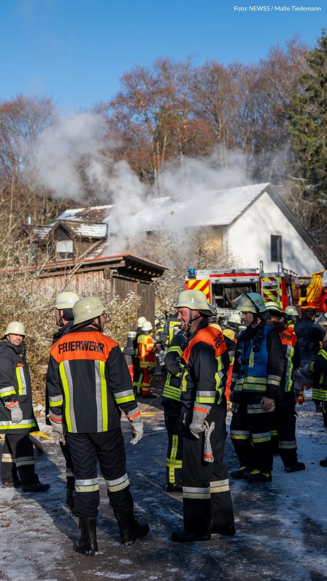Video: Feuer in Asylunterkunft in Seubersdorf