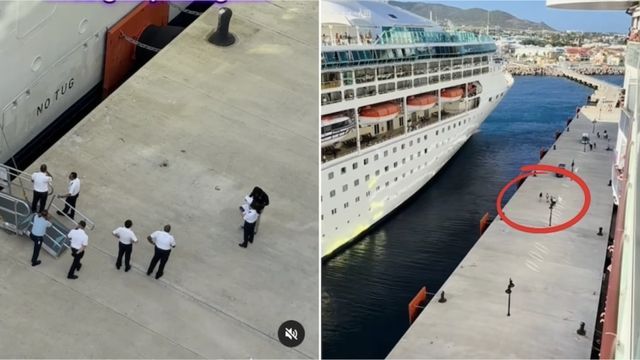 Video: 30 Minuten zu spät und Kreuzfahrtpassagiere erleben schreckliche Überraschung