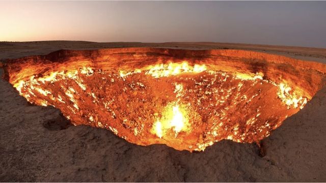 The 'Gateway to Hell' is now being extinguished after decades