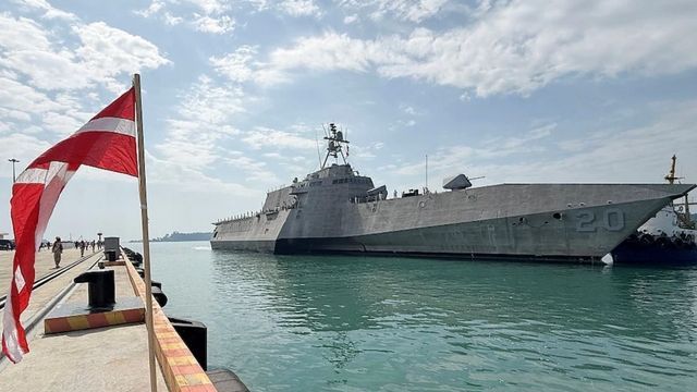 US-Marine zieht fast neue USS Augusta vor ihrem ersten großen Einsatz aus dem Verkehr