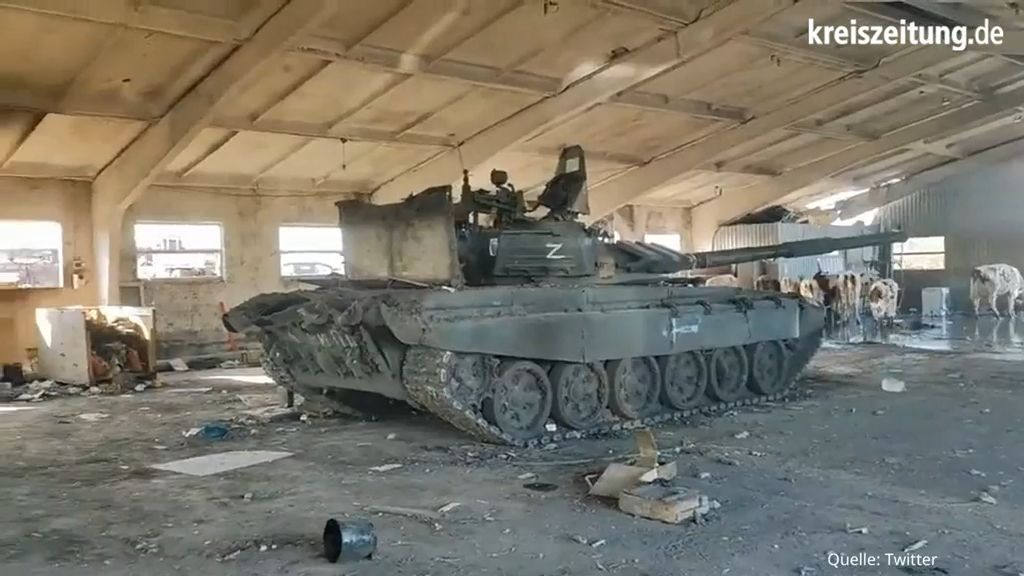 Ukrainische Armee repariert und nutzt eroberte russische Panzer und andere Militärfahrzeuge