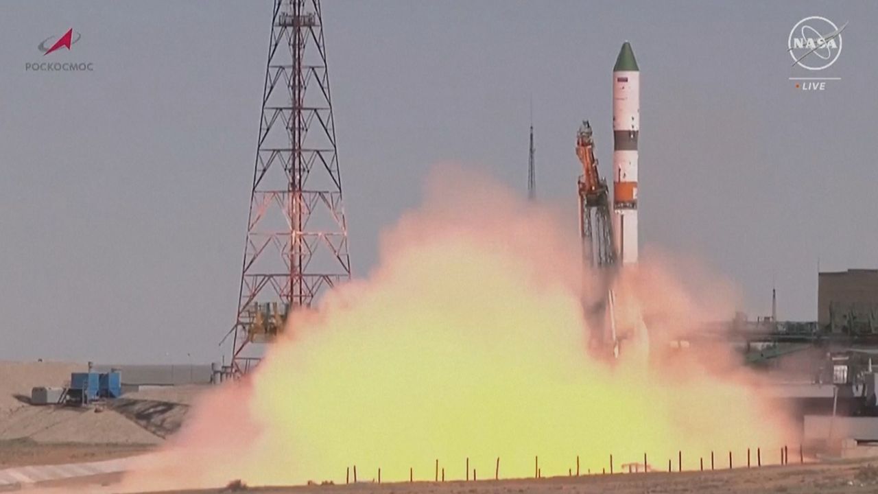 Russisches Frachtsystem: Progress MS-27 auf dem Weg zur ISS