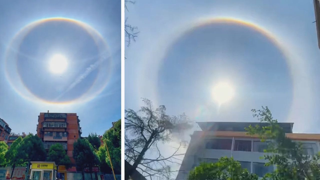 Riesiges Auge am Himmel: Faszinierendes Phänomen über China gefilmt