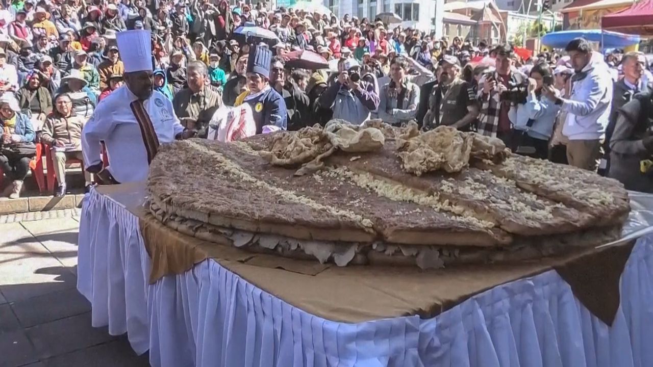 Fast 400 Kilo schwer: Sandwich aus Bolivien ist Rekordbrecher