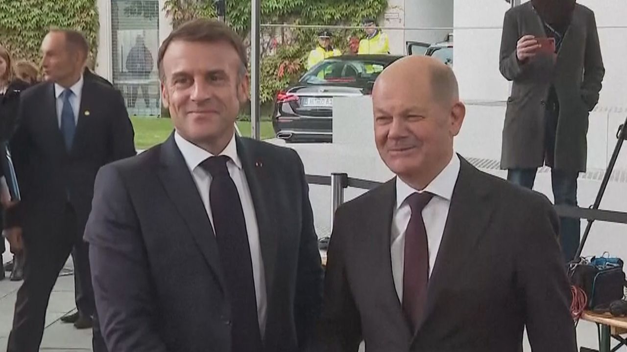 Macron in Berlin: Scholz empfängt Frankreichs Präsident zu Gesprächen