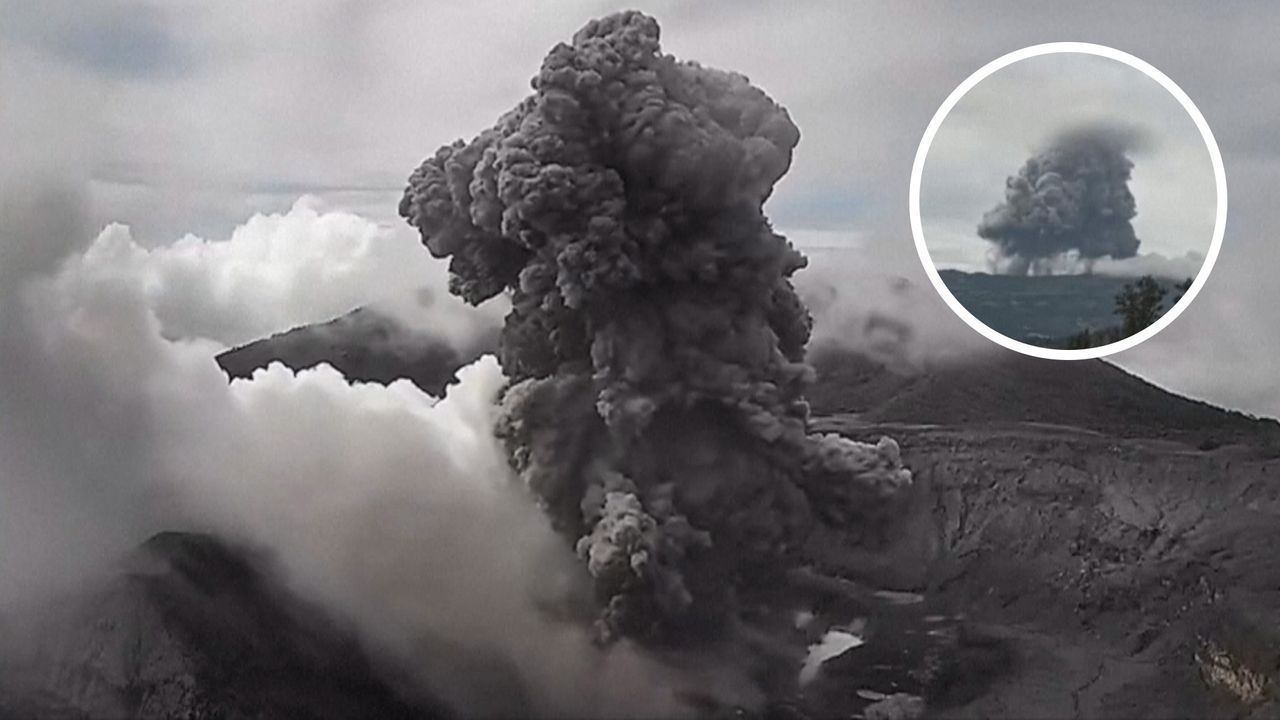 Video: Kilometerhohe Aschesäule: Vulkan Poás in Costa Rica ausgebrochen