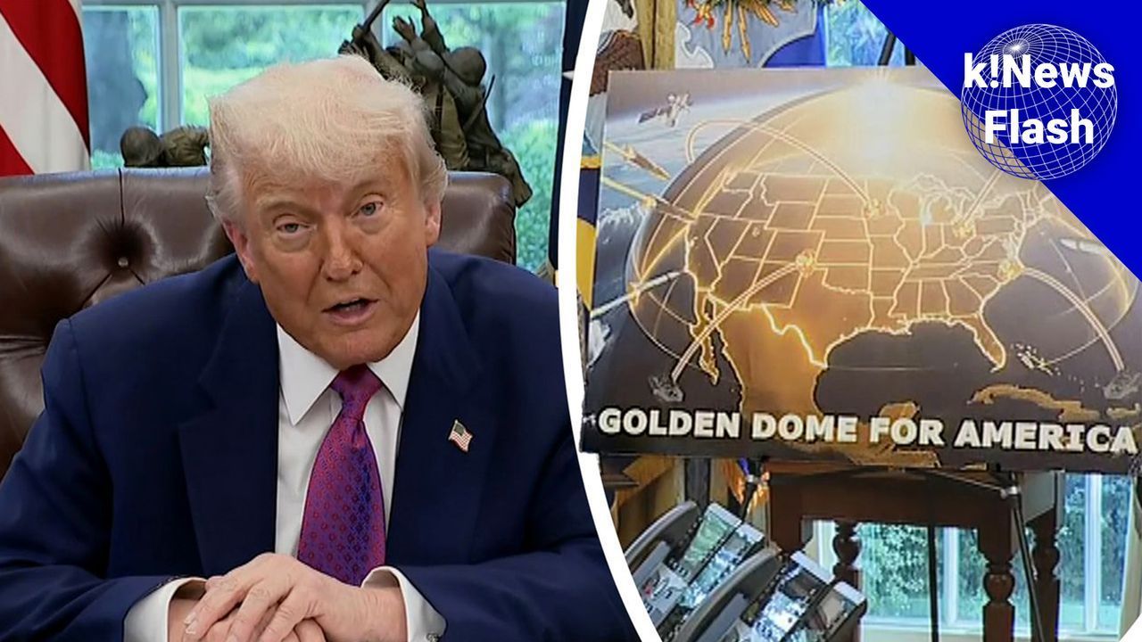 k!News-Schlagzeilen: Trump stellt „Golden Dome“ vor, Israel schießt auf Diplomaten