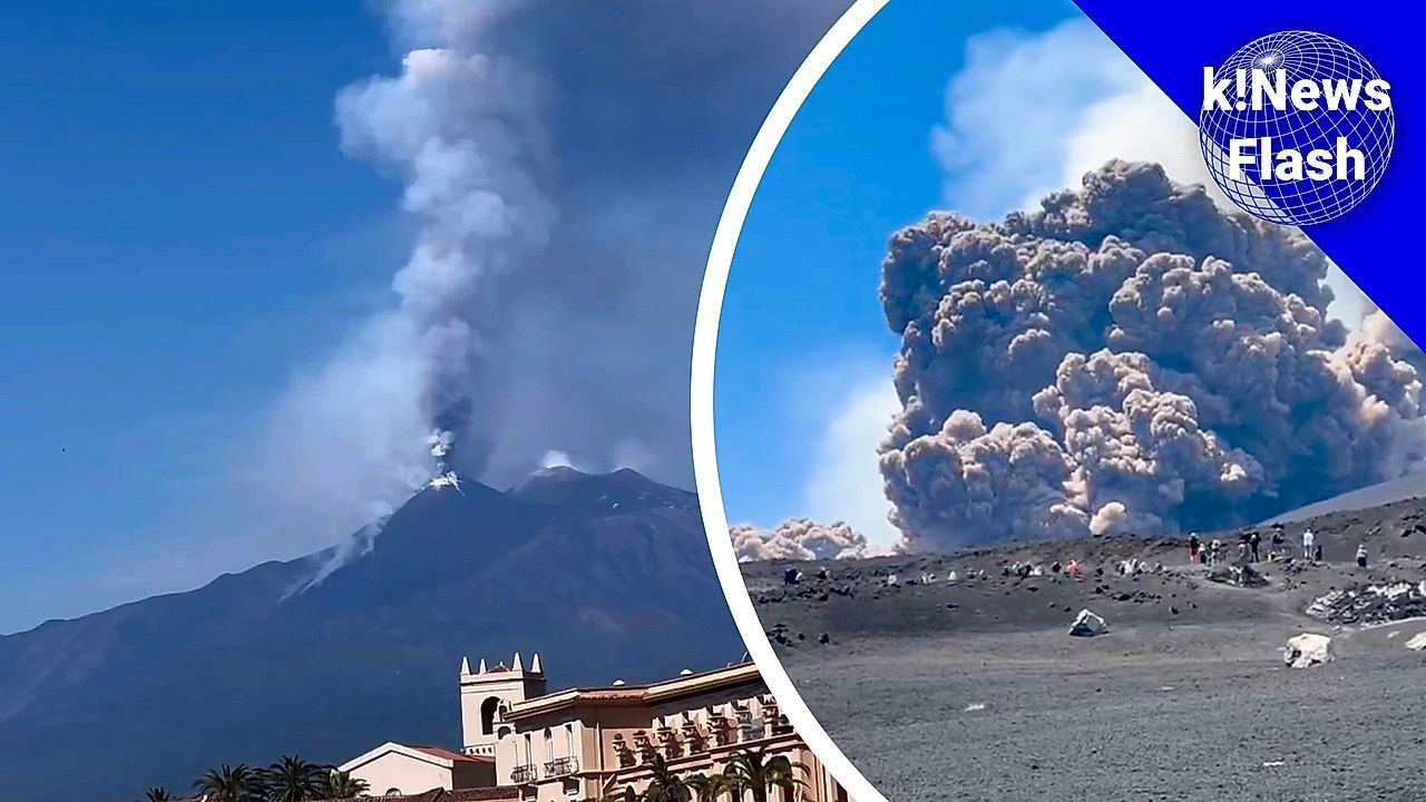 k!News-Schlagzeilen: Ätna-Ausbruch, Antisemitischer Angriff, Schüsse bei Hilfsgüterverteilung