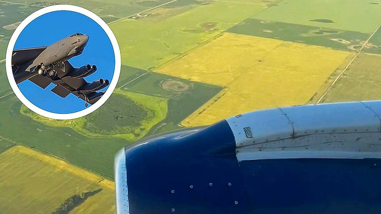Beinahe-Zusammenstoß: Passagierjet muss B-52-Bomber ausweichen