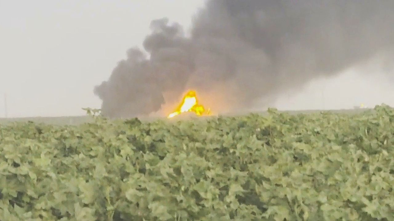Kampfjet-Absturz in Kalifornien: Pilot rettet sich per Schleudersitz