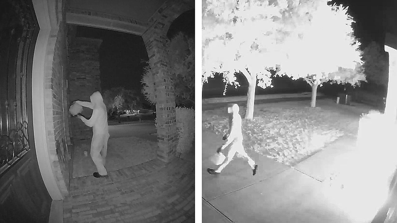 Camera films Arsonist: Family in Texas awakened by flames