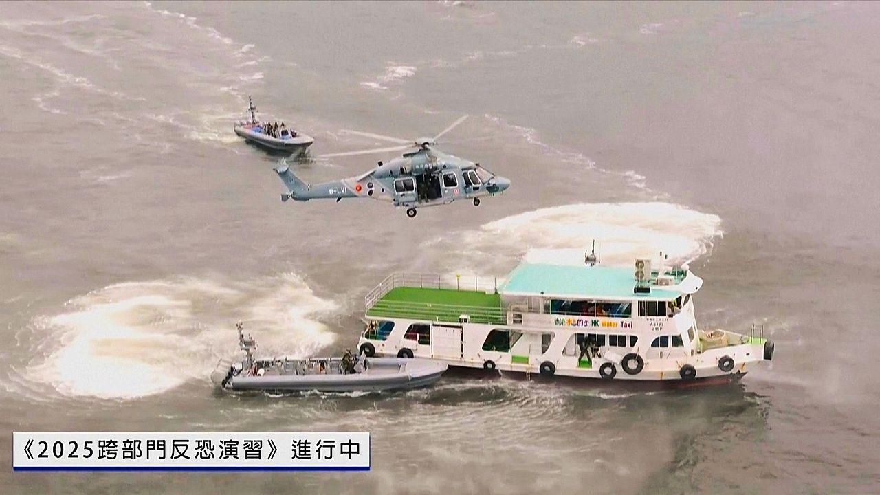 Anti-Terror-Übung in Hongkong: Behörden trainieren Reaktion auf Anschlagsszenario