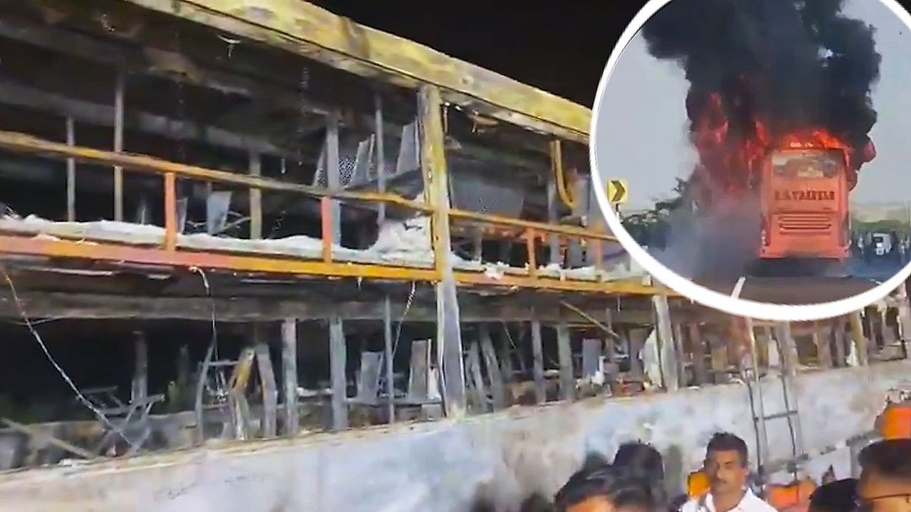 At least 20 killed in deadly bus fire in northern India