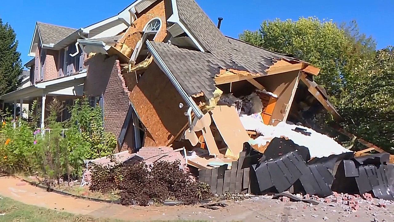 Video: Tennessee home obliterated after teen crashes into it at 100mph