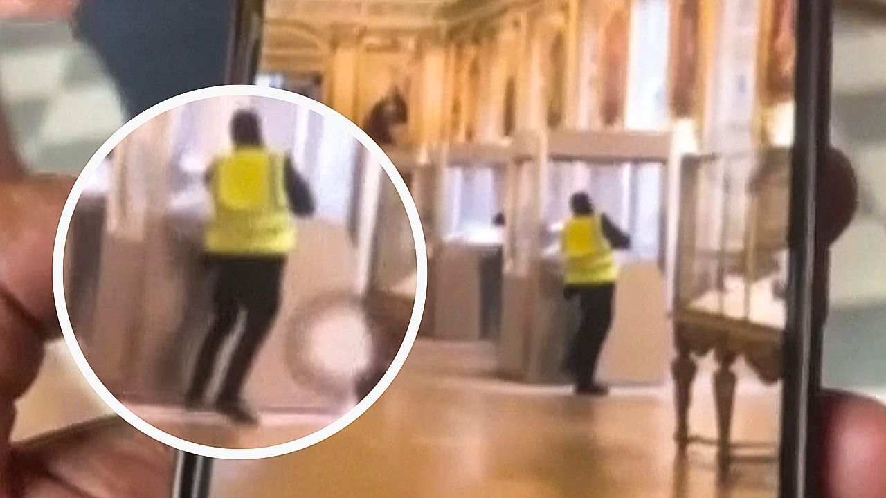 Juwelenraub im Louvre: Handyvideo zeigt Dieb beim Einbruch