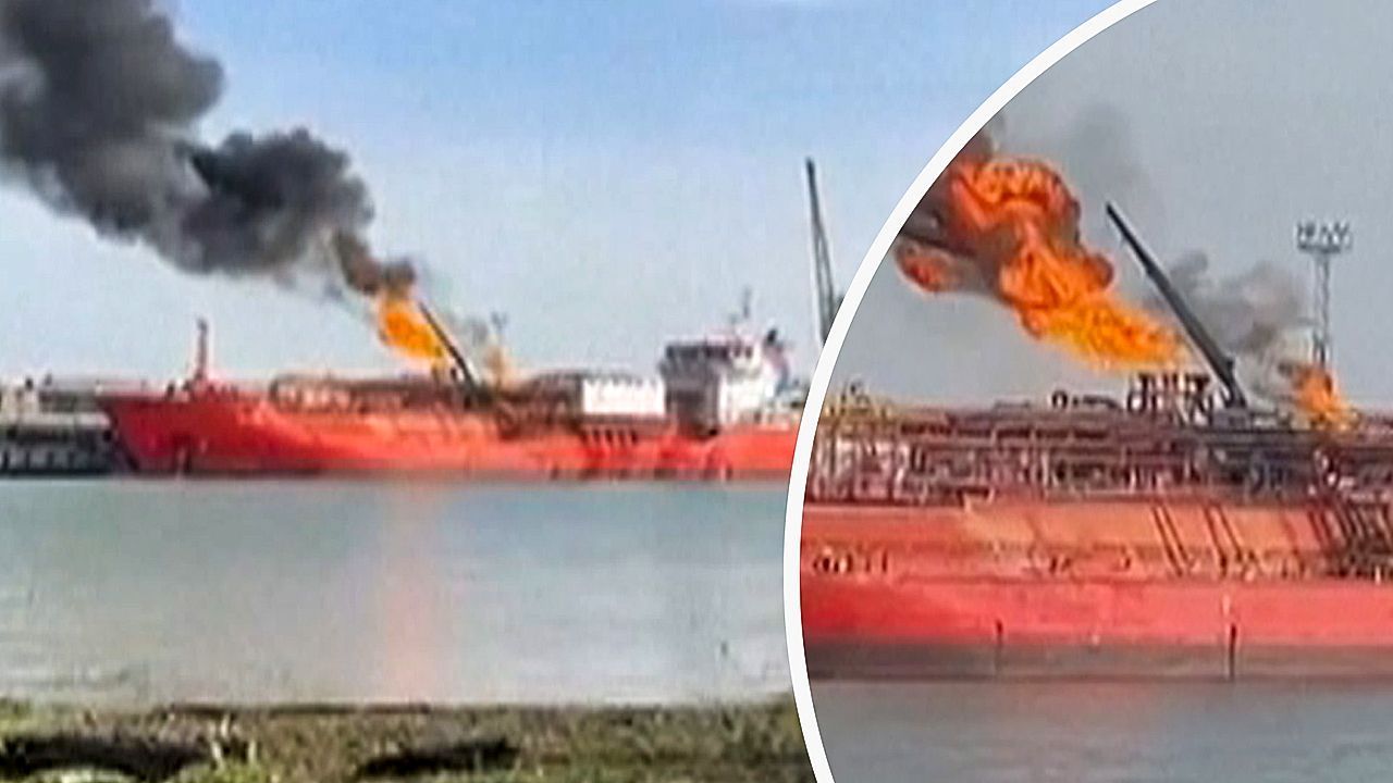 Tanker brennt nach Kreml-Angriff: Rumänien evakuiert Dörfer nahe Ukraine