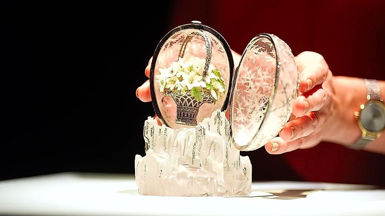 Rare-imperial-treasure-Faberge-s-The-Winter-Egg-set-for-auction