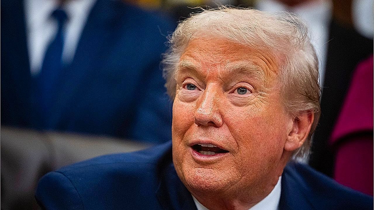 Video: Trump reveals the mystery behind the bruises on his hands and defends his alleged perfect health