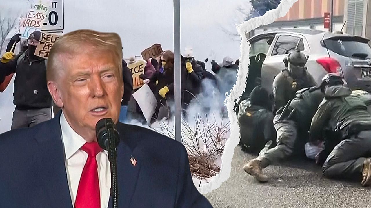 Video: Eskalation in Minneapolis: Trump droht Demonstranten mit Nationalgarde