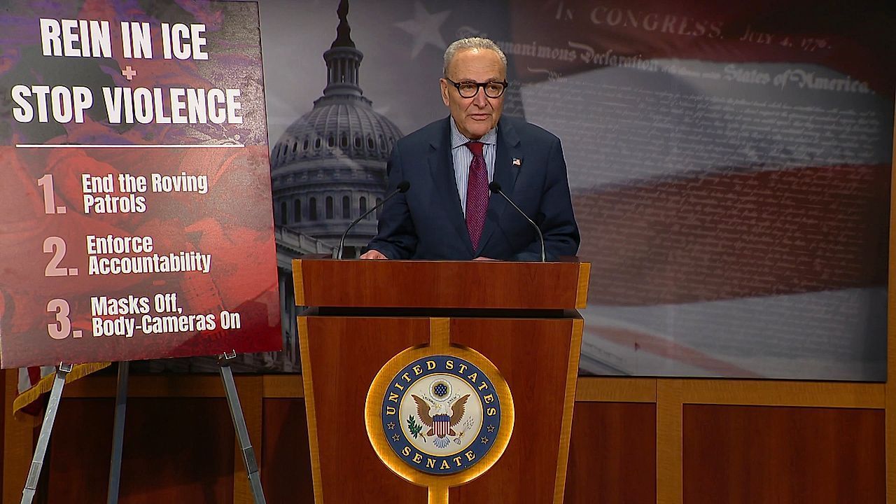 Video: Chuck Schumer on ICE funding: 'Democrats will not support a blank check for chaos'
