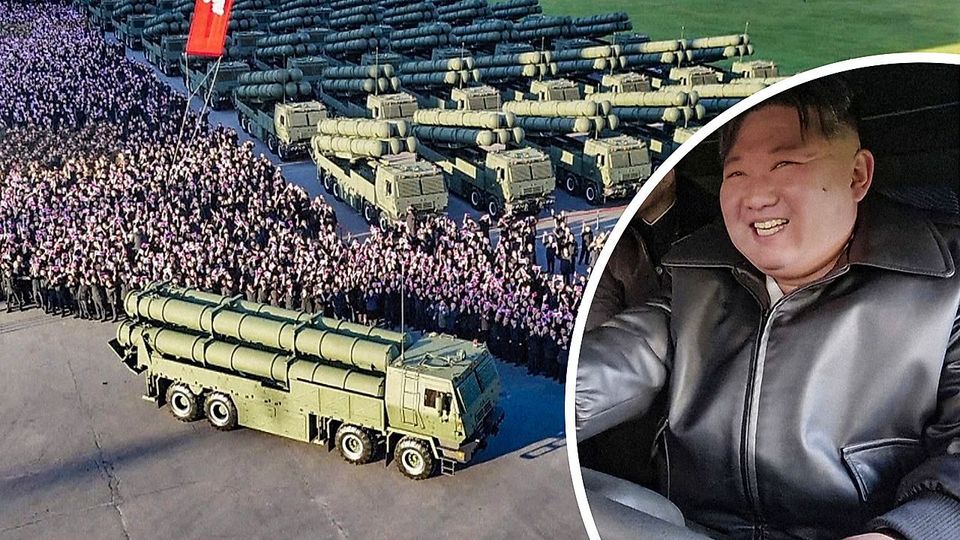 Kurz vor Parteitag: Kim dreht Spritztour mit Raketenwerfer