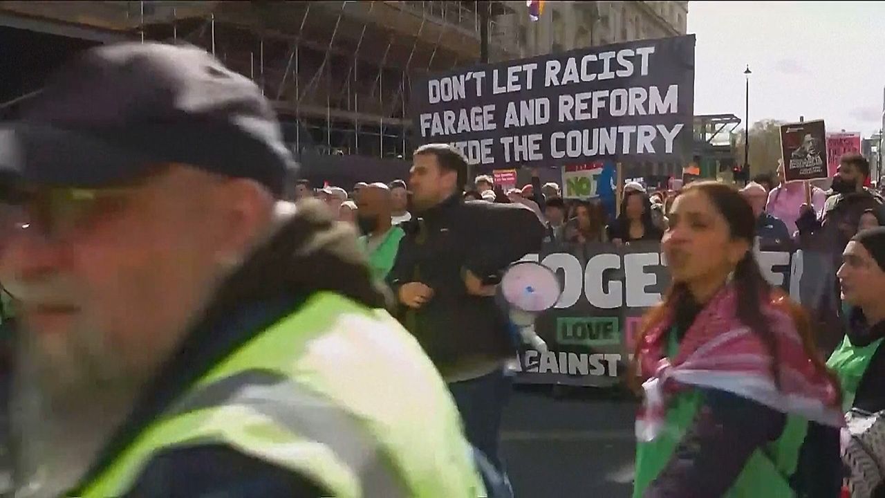 Video: Demo in London: Tausende demonstrieren gegen Trump und Iran-Krieg