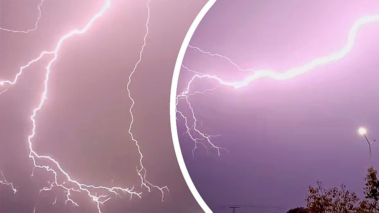 Video: Powerful thunderstorm lights up the night sky over Islamabad