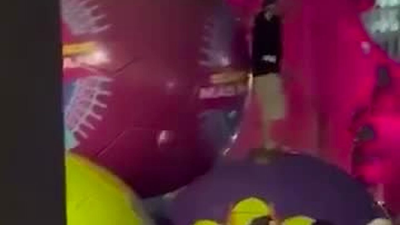 Unruly football fan arrested after toppling World Cup sculpture in Mexico