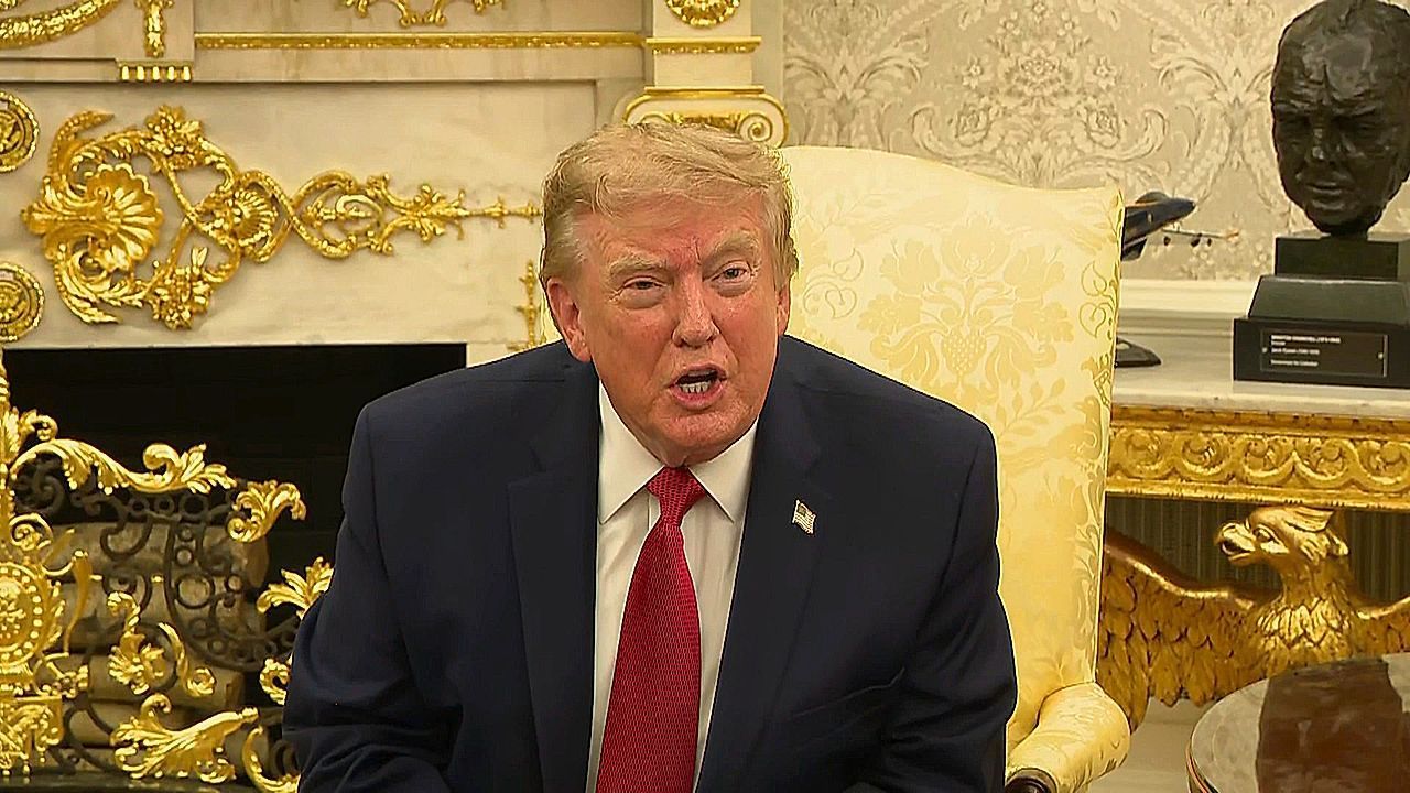 Video: Trump tells reporter to be 'quiet', says USS Lincoln reports are 'fake news'