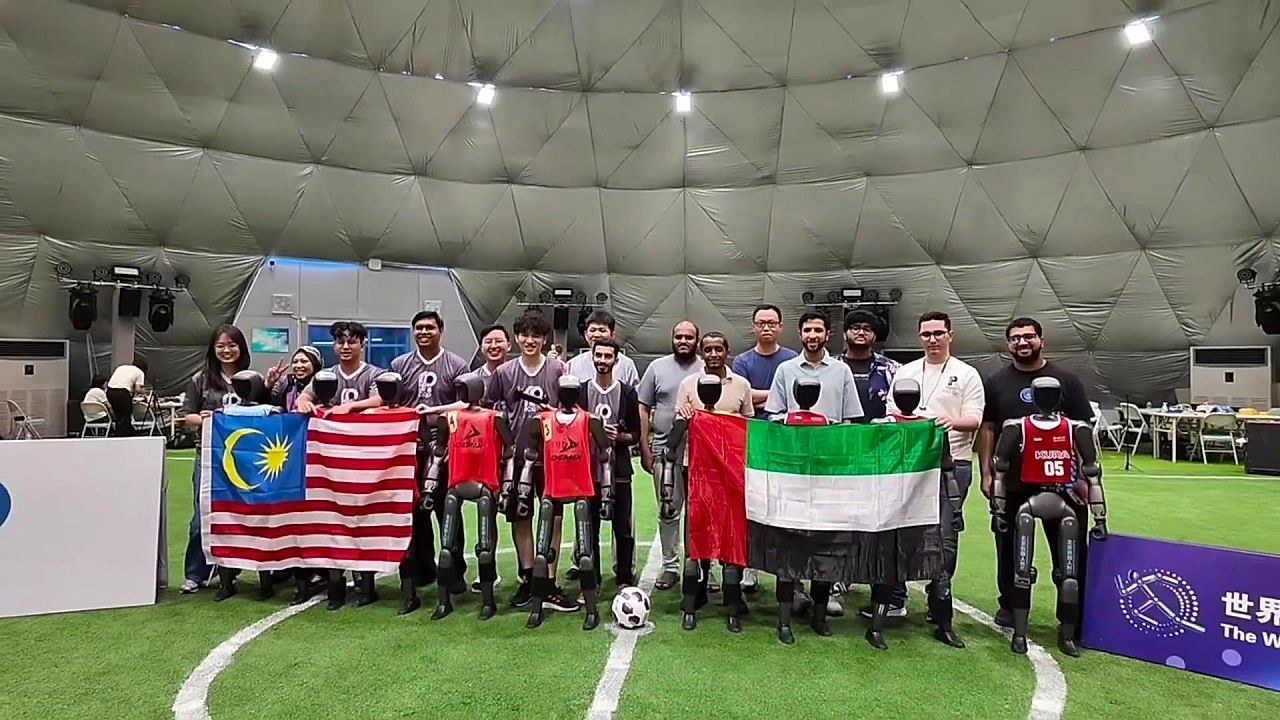 Video: Humanoid robot football teams gear up for 2nd World Humanoid Robot Games