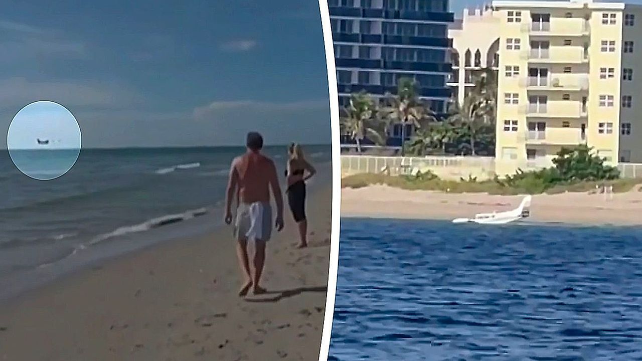 Video: 23-year-old pilot makes 'flawless' emergency landing next to Florida beach