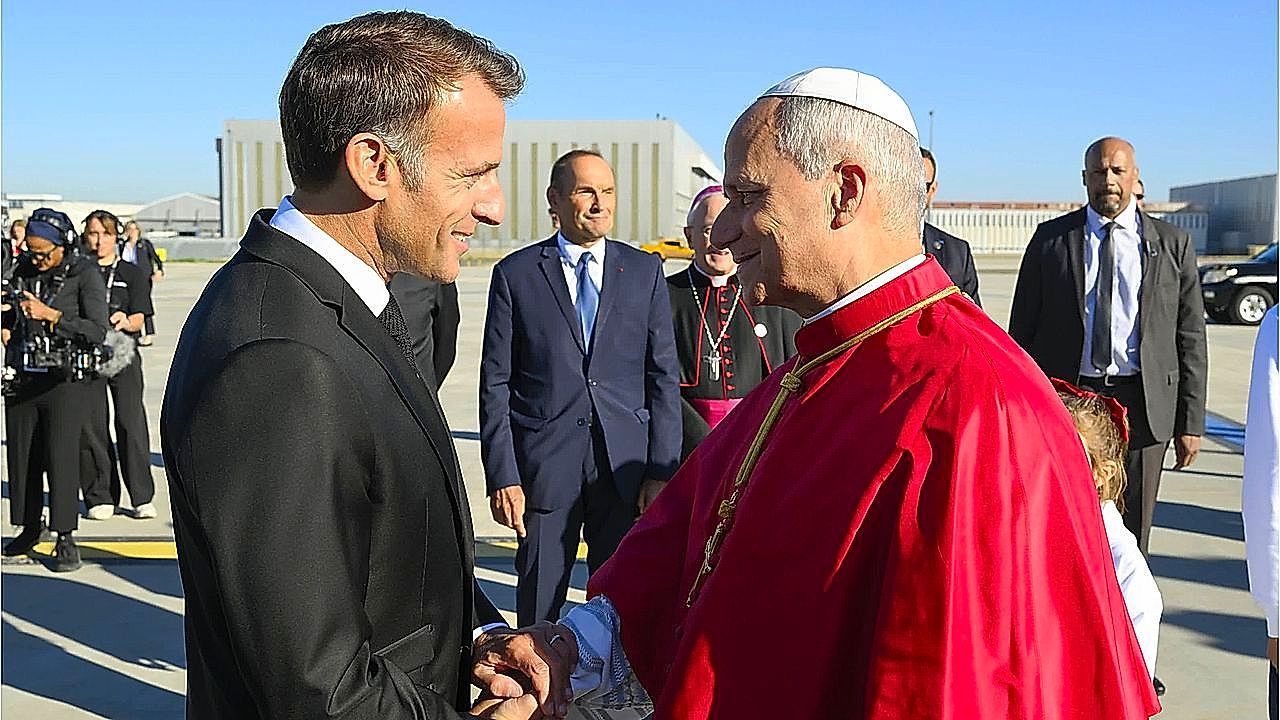 Video: Pope Leo XIV lands in France after 18 years carrying a message on AI and human dignity