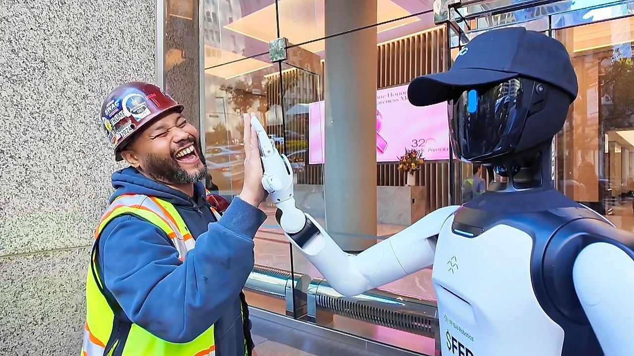 Humanoid robot strolls through New York, leaving crowds torn between awe and alarm