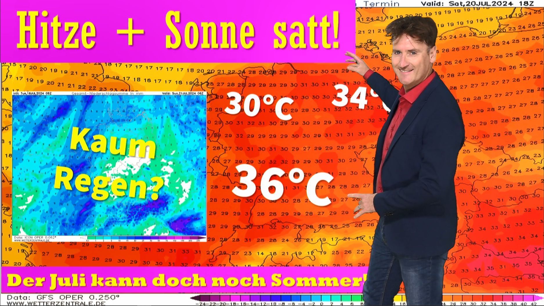 Zum Wochenende wird es in Deutschland heiß - bis 36°C! Wetterexperte: "Der Juli kann doch noch Sommer"